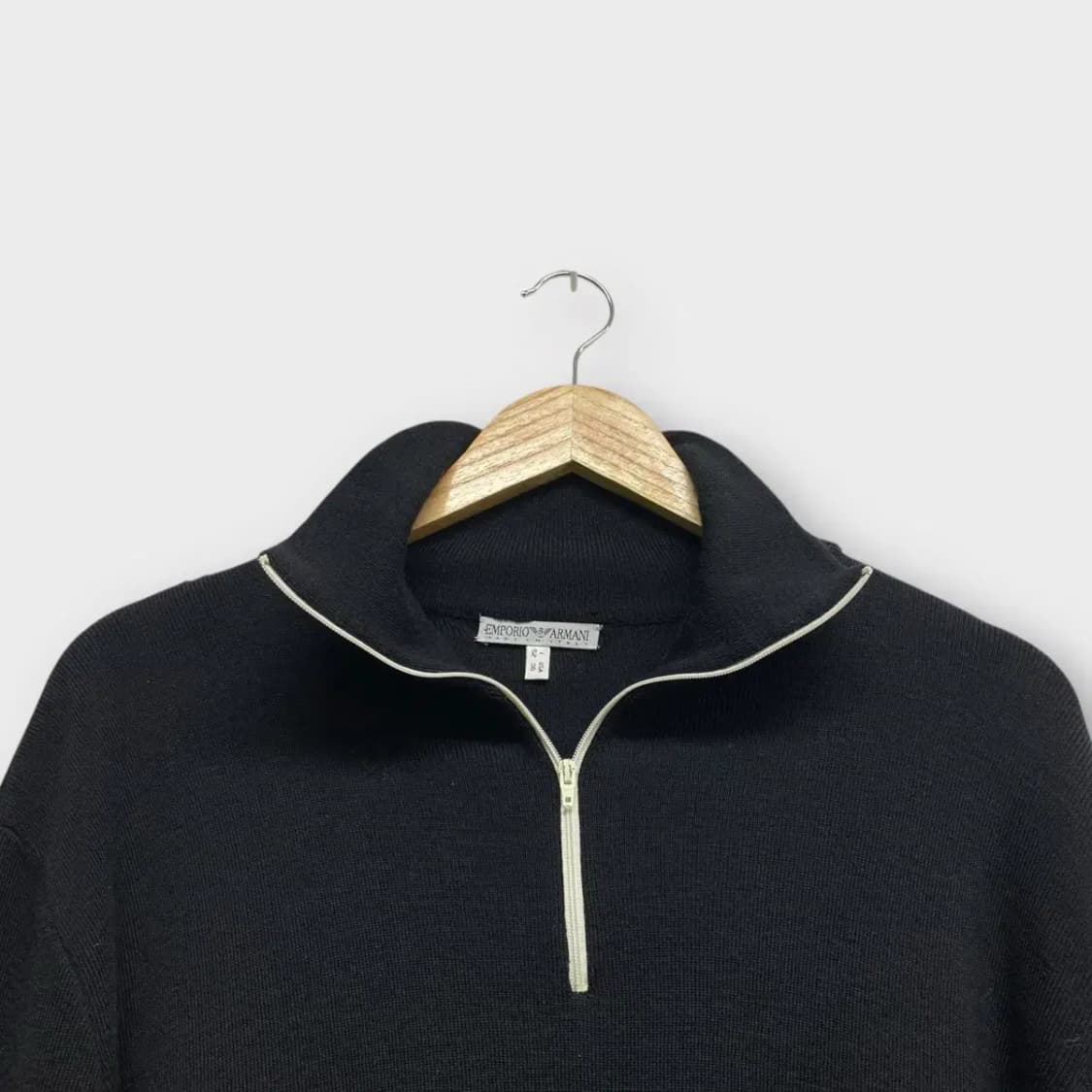 알마니 하프 집업 스웨터 M 상품이미지2