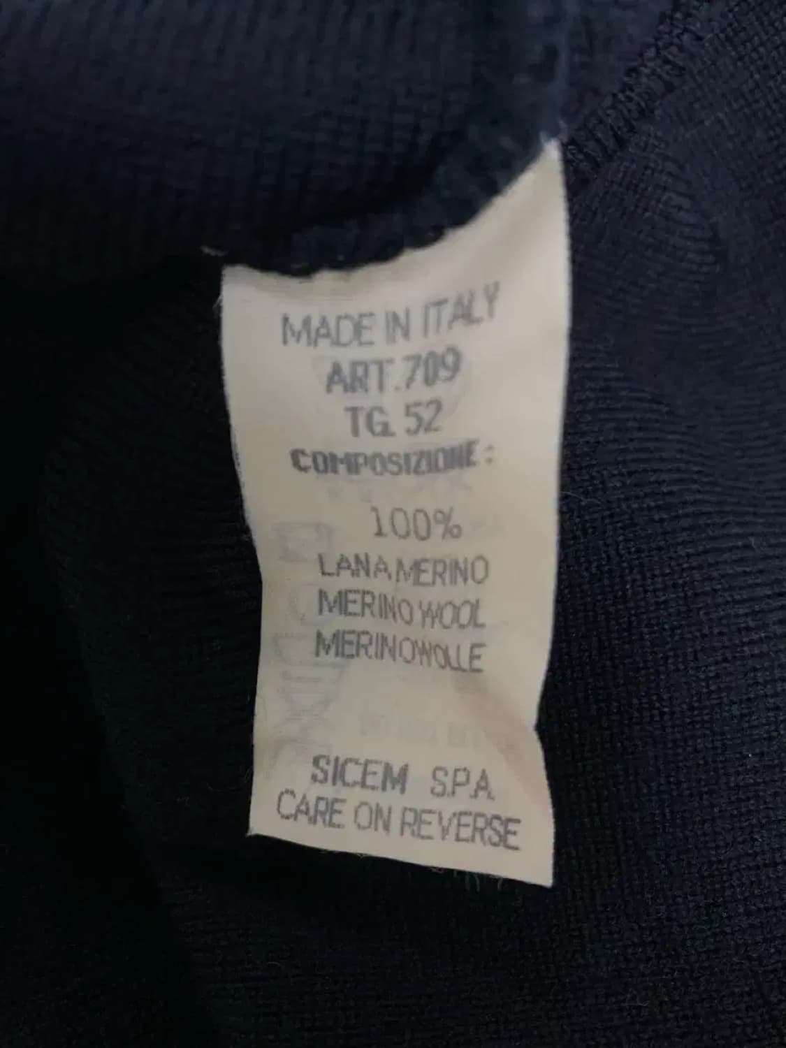 알마니 하프 집업 스웨터 M 상품이미지5