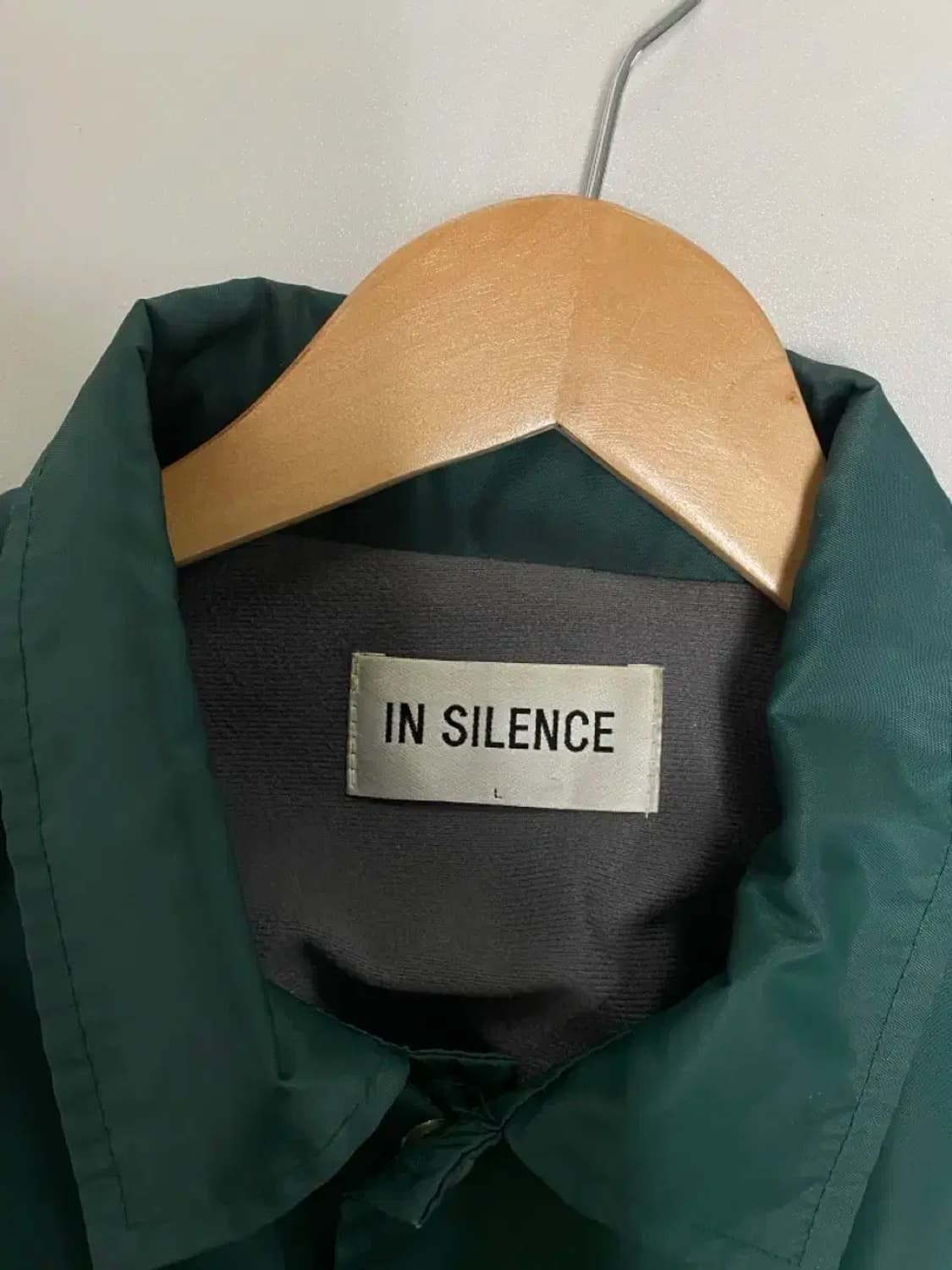 인사일런스 다크그린 코치 자켓 L 상품이미지5