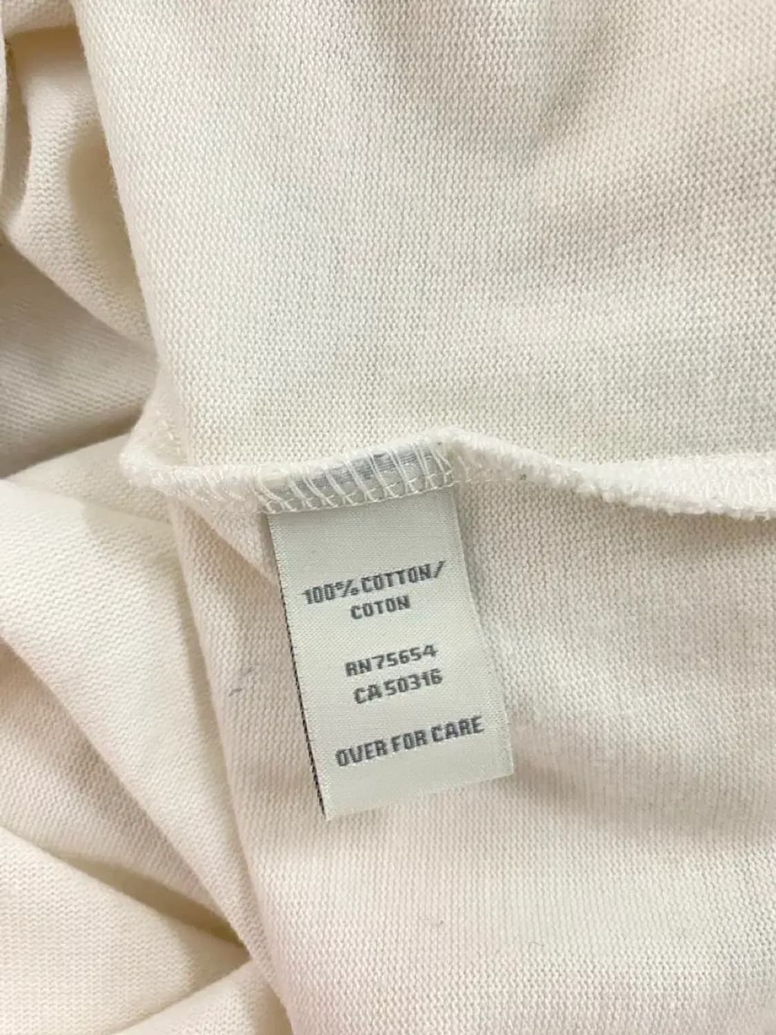 아베크롬비 화이트 긴팔 티셔츠 S 상품이미지6