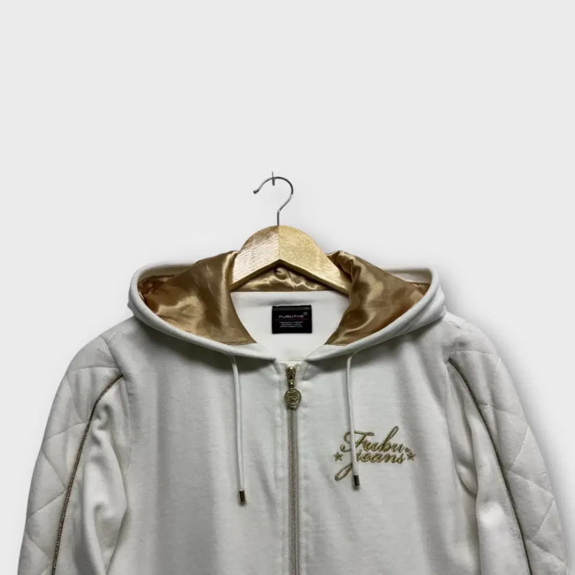 FUBU 후부 스펠로고 벨루어 후드집업M 상품이미지2