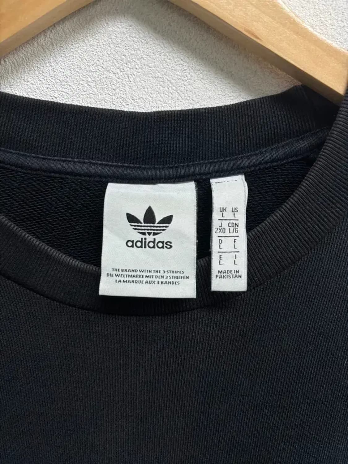 아디다스 불꽃 빅로고 맨투맨 L 상품이미지4