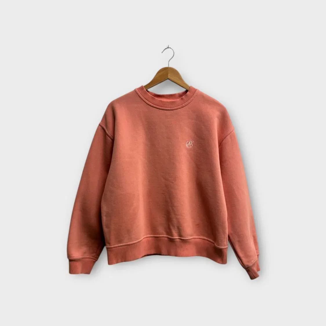 앤더슨벨 살구색 맨투맨티 S 상품이미지1