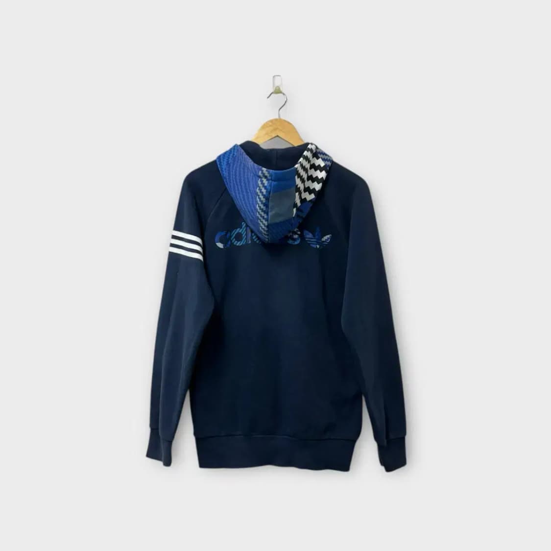 아디다스 트레포일 컬러블록 후드집업 90 상품이미지3