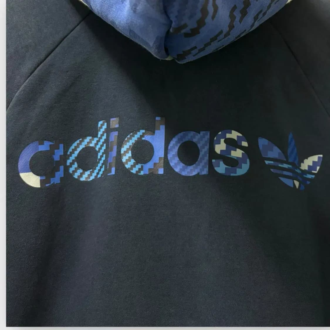 아디다스 트레포일 컬러블록 후드집업 90 상품이미지5