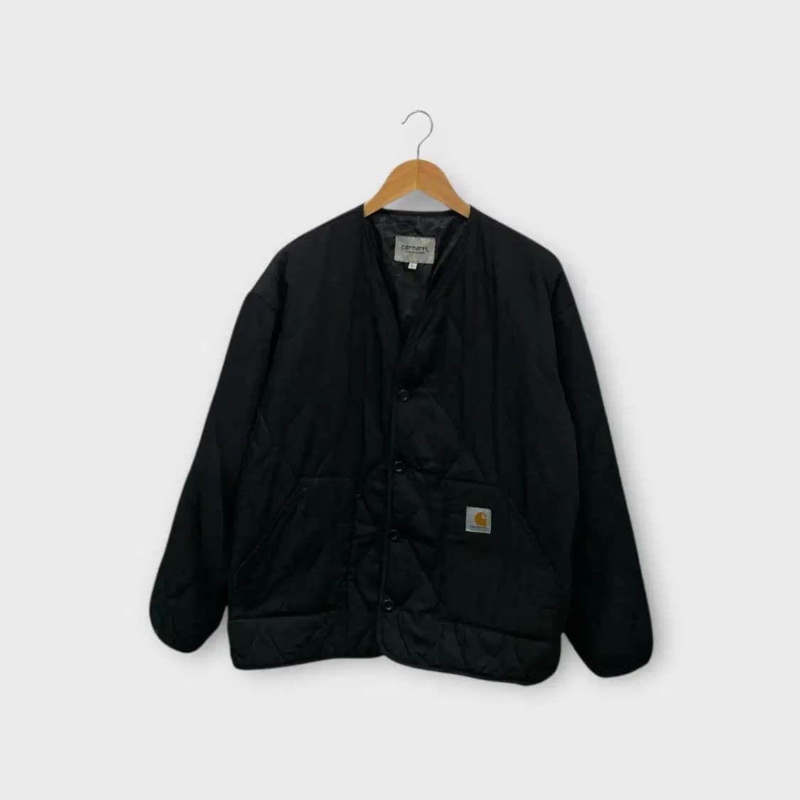 칼하트 Carhartt 블랙 퀼팅 자켓 L 상품이미지1