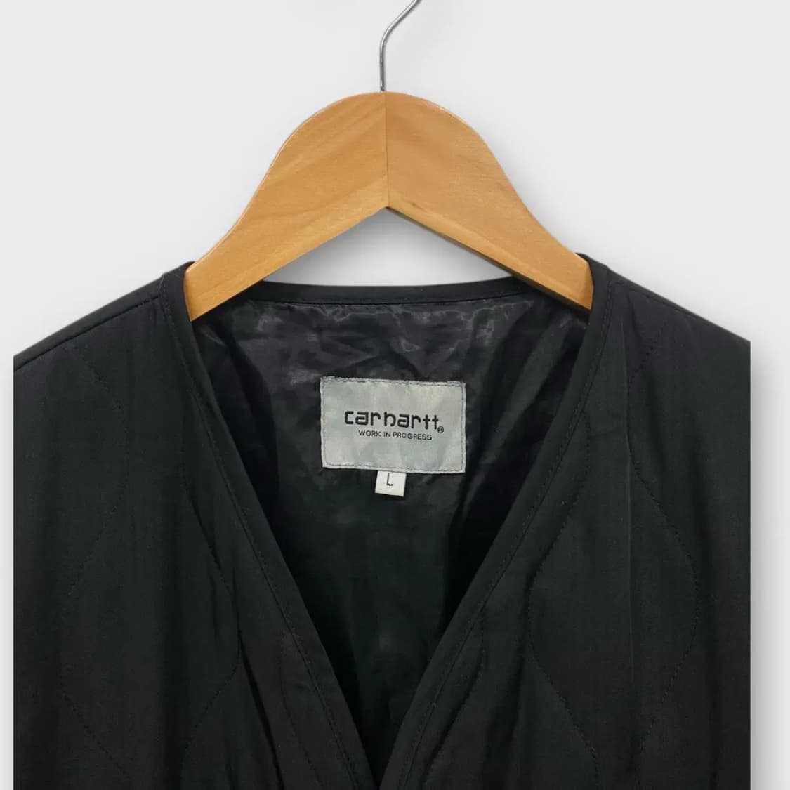 칼하트 Carhartt 블랙 퀼팅 자켓 L 상품이미지4