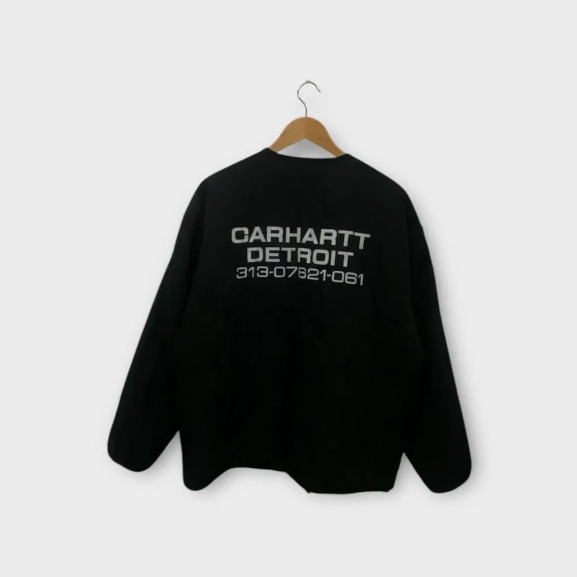 칼하트 Carhartt 블랙 퀼팅 자켓 L 상품이미지5
