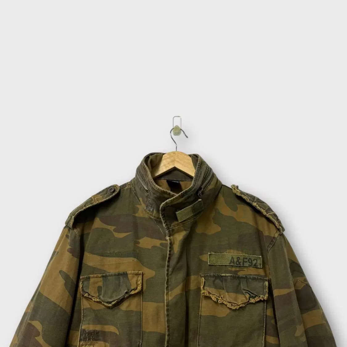 아베크롬비 카모 밀리터리 야상점퍼 S-L 상품이미지3