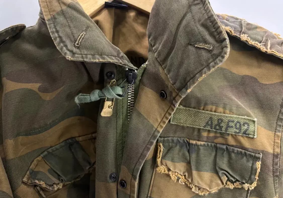 아베크롬비 카모 밀리터리 야상점퍼 S-L 상품이미지7