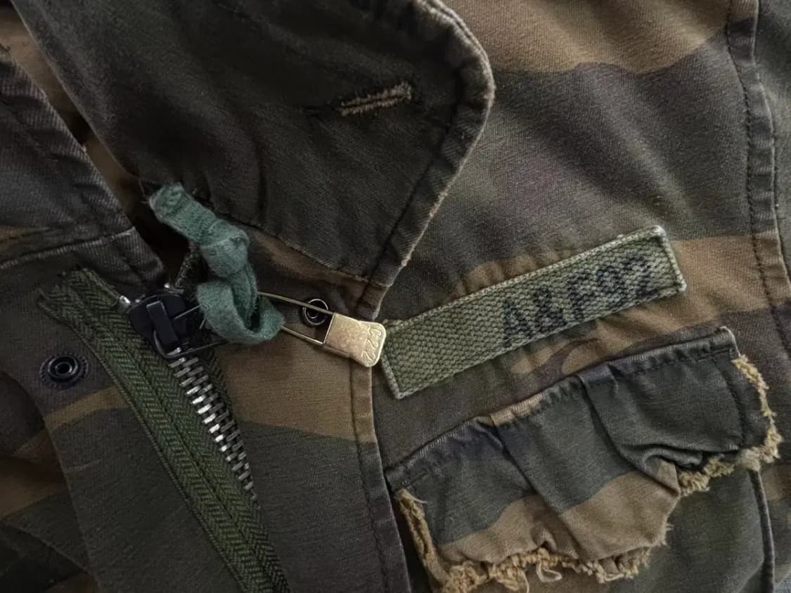 아베크롬비 카모 밀리터리 야상점퍼 S-L 상품이미지8