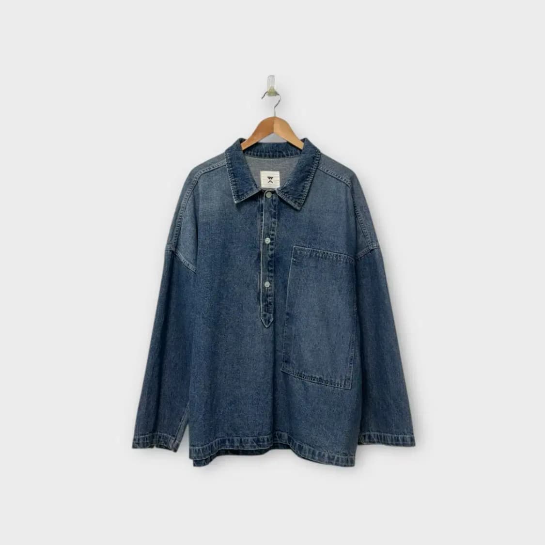 웨스턴 포켓 데님 셔츠 free 상품이미지1