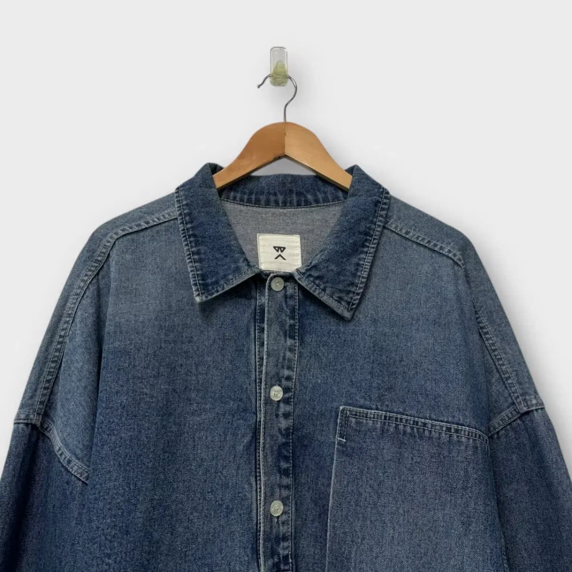 웨스턴 포켓 데님 셔츠 free 상품이미지2