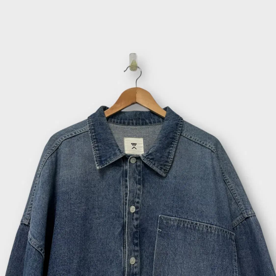 웨스턴 포켓 데님 셔츠 free 상품이미지3
