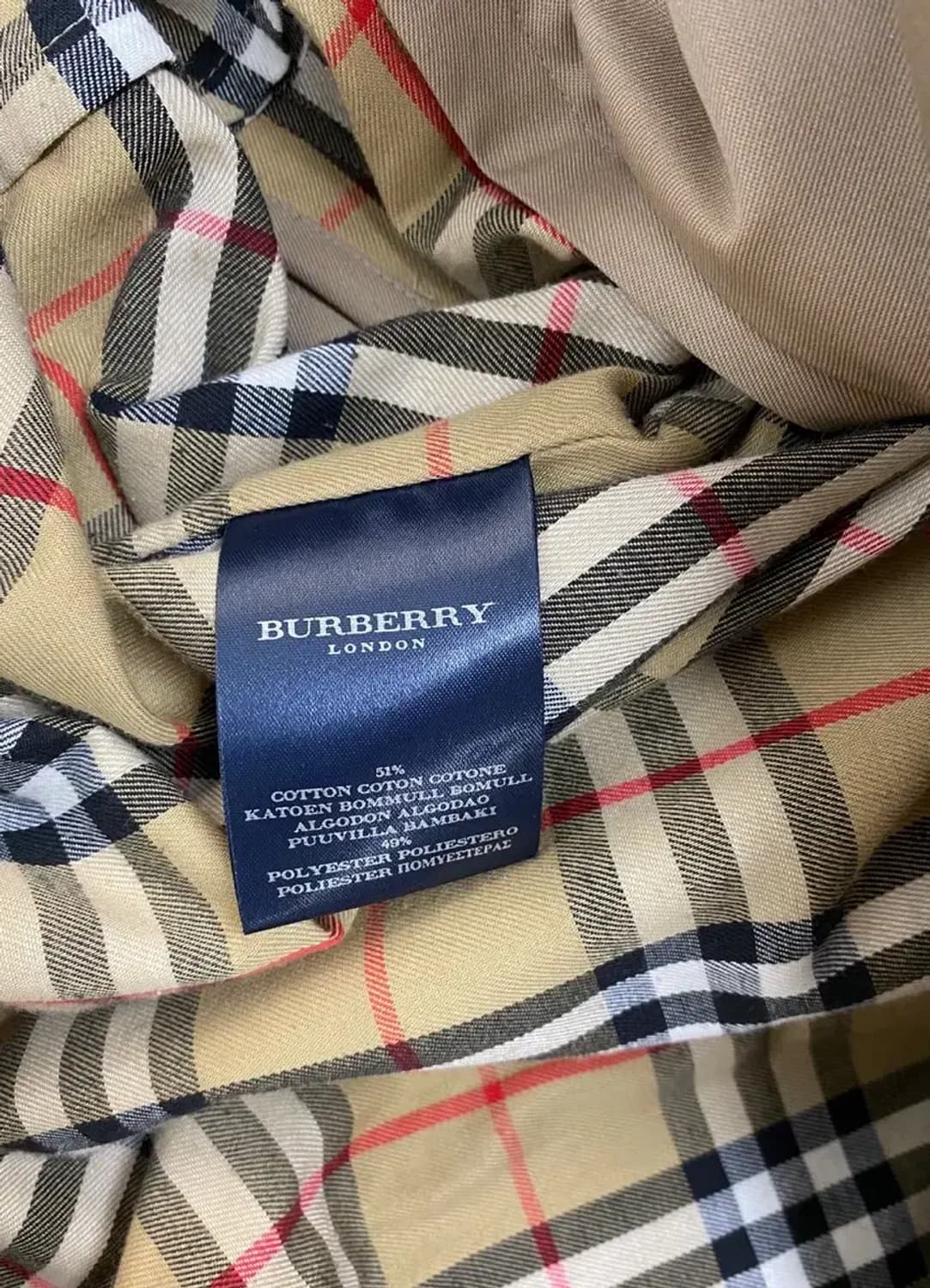 버버리 시그니처 클래식 트렌치코트 XL 상품이미지8