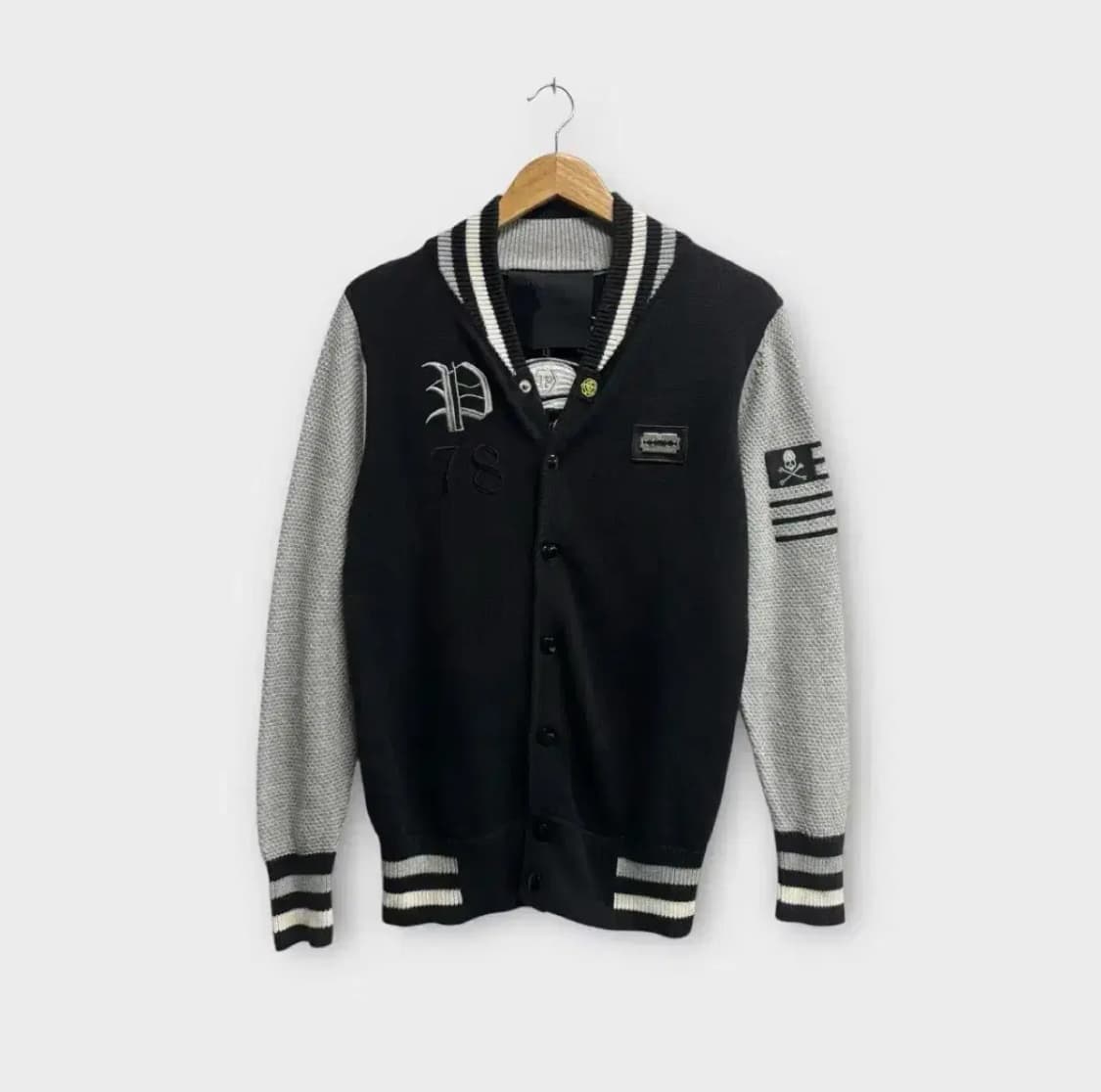 필립플레인 스컬 프린팅 니트 점퍼 M 상품이미지2