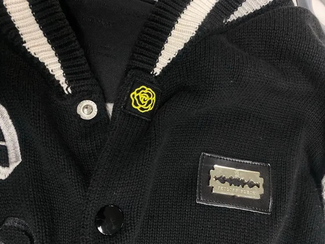 필립플레인 스컬 프린팅 니트 점퍼 M 상품이미지5