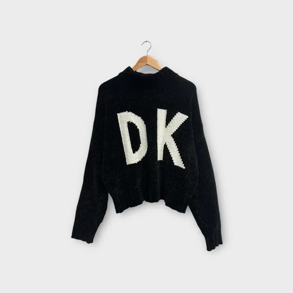 DKNY 부클 블랙 니트 M 상품이미지1