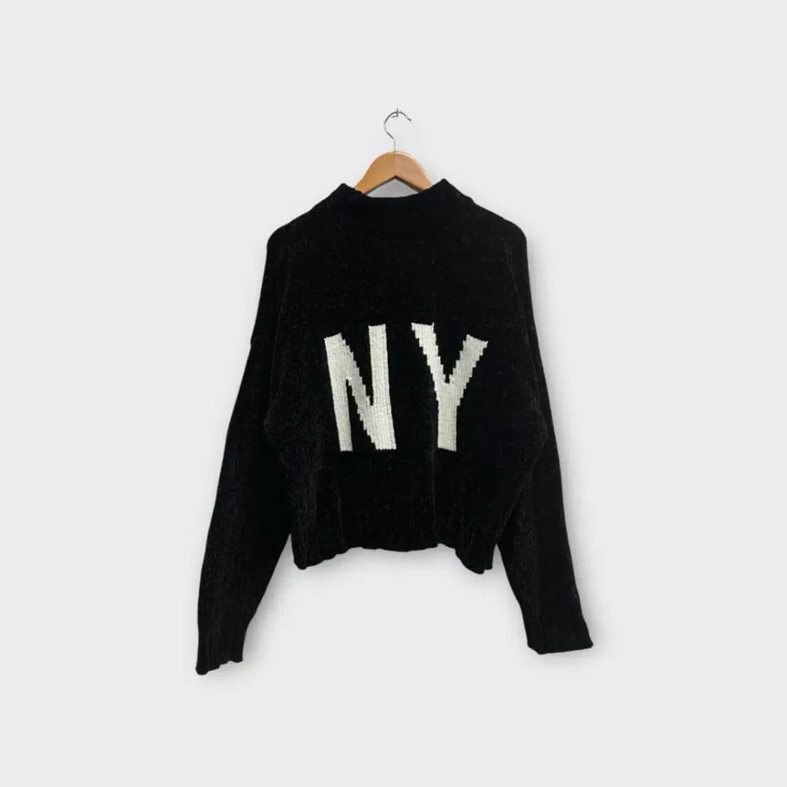 DKNY 부클 블랙 니트 M 상품이미지2