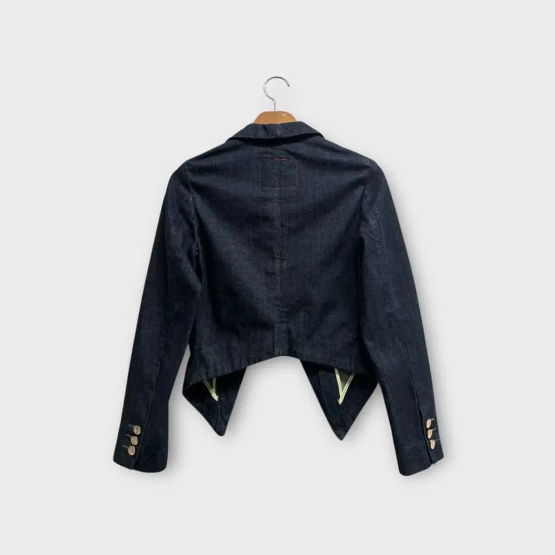 리바이스 레드 크롭 데님 자켓 XS 상품이미지3