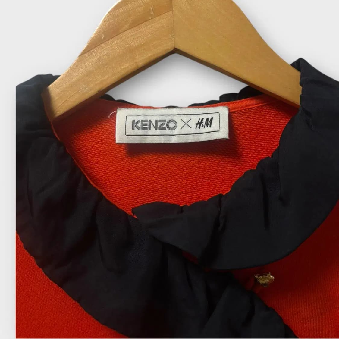 겐조 X HM 콜라보 호랑이자수 프릴 맨투맨 XS 상품이미지5