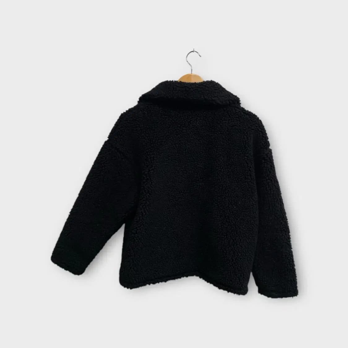 나이키 스우시 블랙 뽀글이 자켓 M 상품이미지4