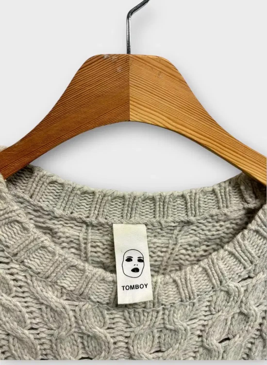 톰보이 TOMBOY 케이블 롱니트 free 상품이미지5