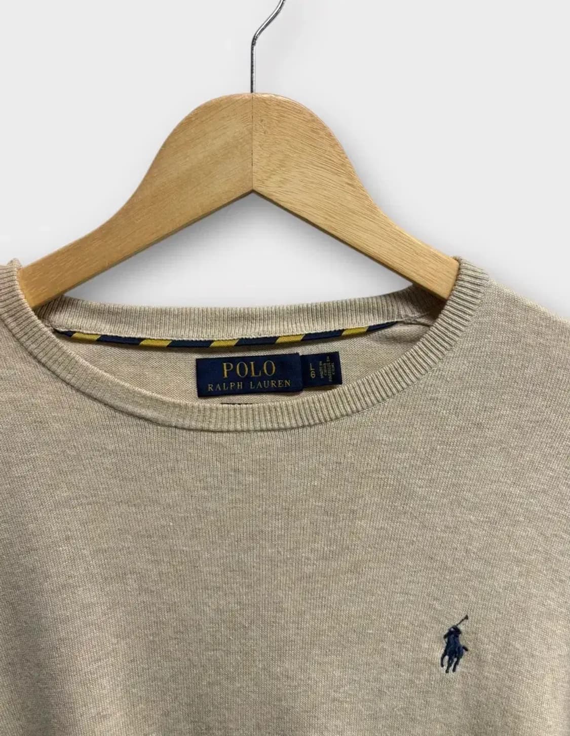 폴로랄프로렌 베이지 소프트 니트 L 상품이미지4