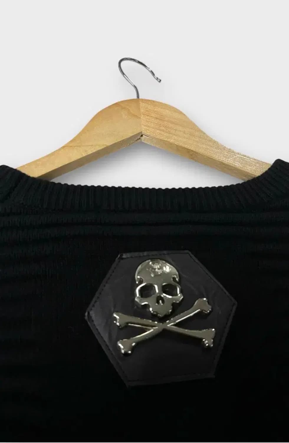 필립플레인 스컬 블랙 니트 S 상품이미지4