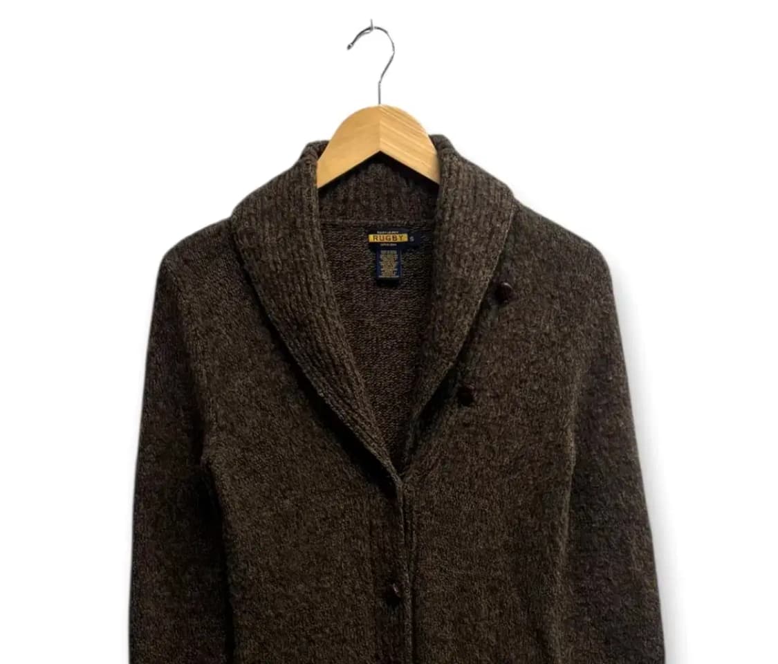 RUGBY 랄프로렌 브라운 가디건 S 상품이미지2