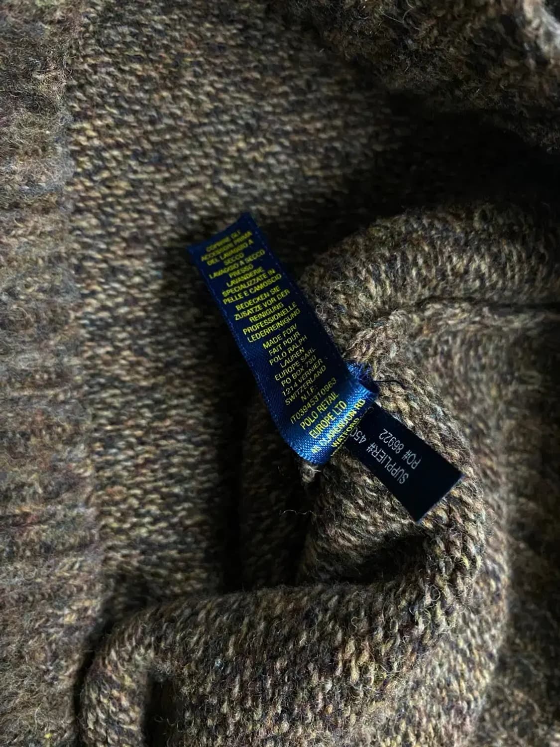 RUGBY 랄프로렌 브라운 가디건 S 상품이미지6