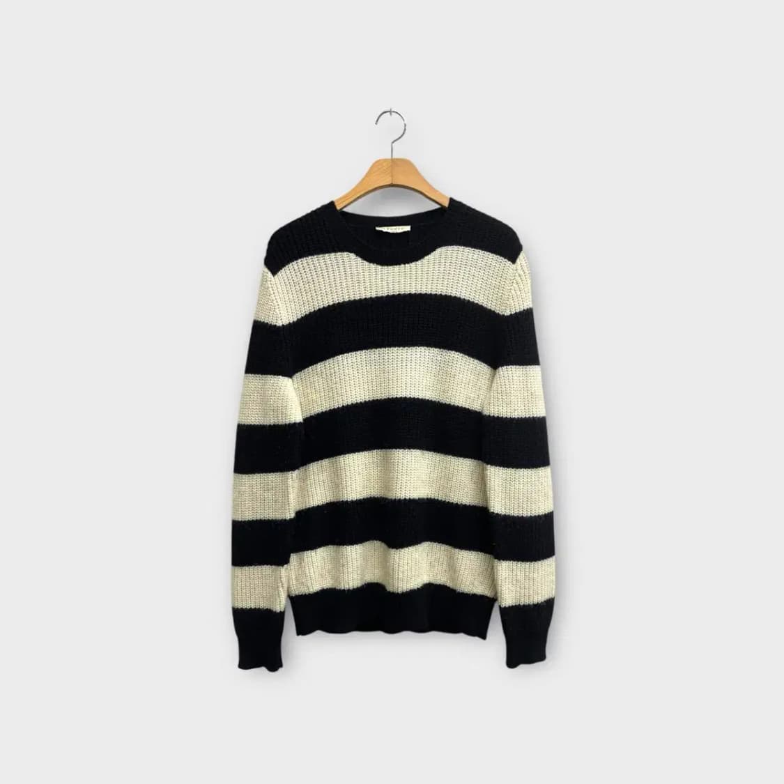 산드로 스트라이프 배색니트 L 상품이미지1