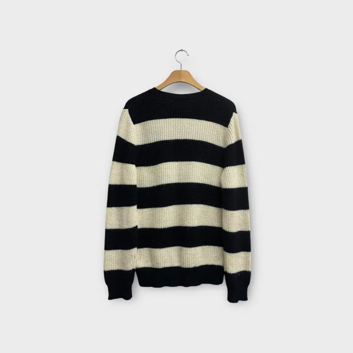 산드로 스트라이프 배색니트 L 상품이미지3