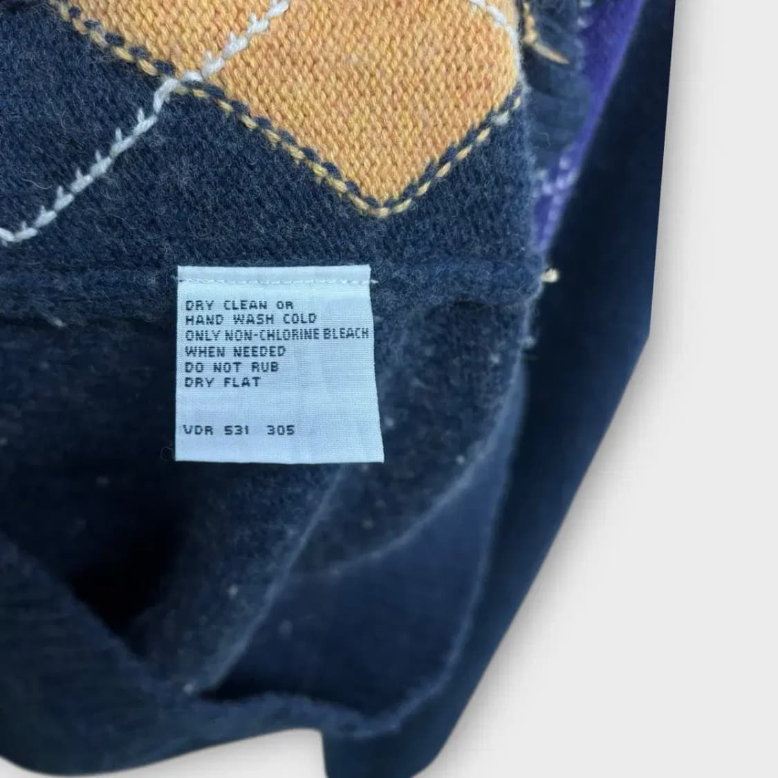 노티카 Nautica 브이넥 아가일 니트 M 상품이미지5