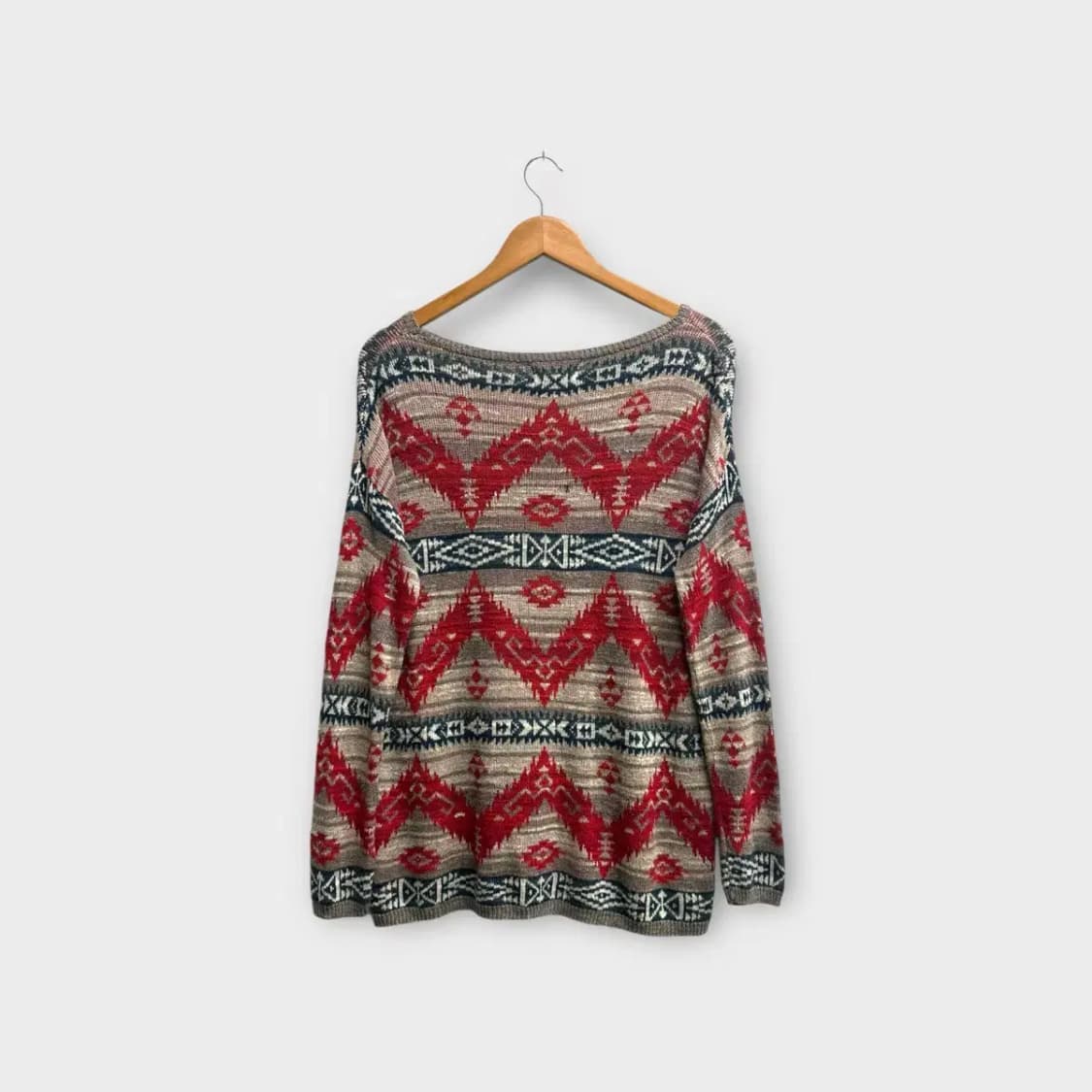 데님 앤 서플라이 랄프로렌 노르딕 나바호 패턴 니트 Free 상품이미지3