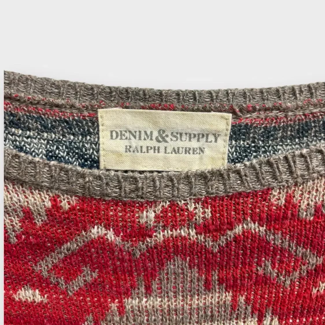 데님 앤 서플라이 랄프로렌 노르딕 나바호 패턴 니트 Free 상품이미지4