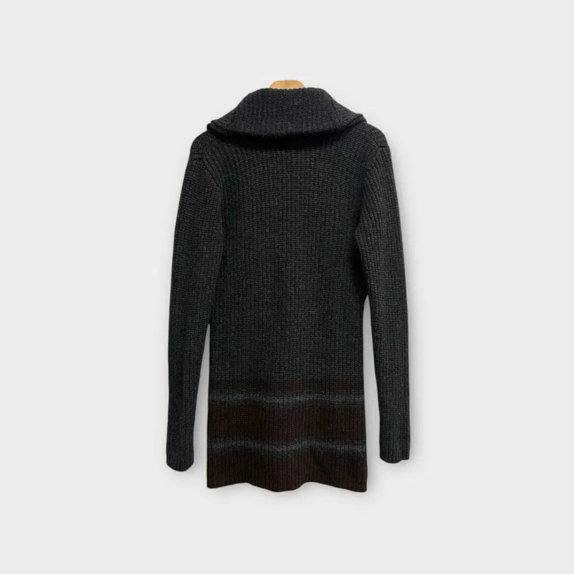 랄프로렌 그레이 숄카라 가디건 S 상품이미지3