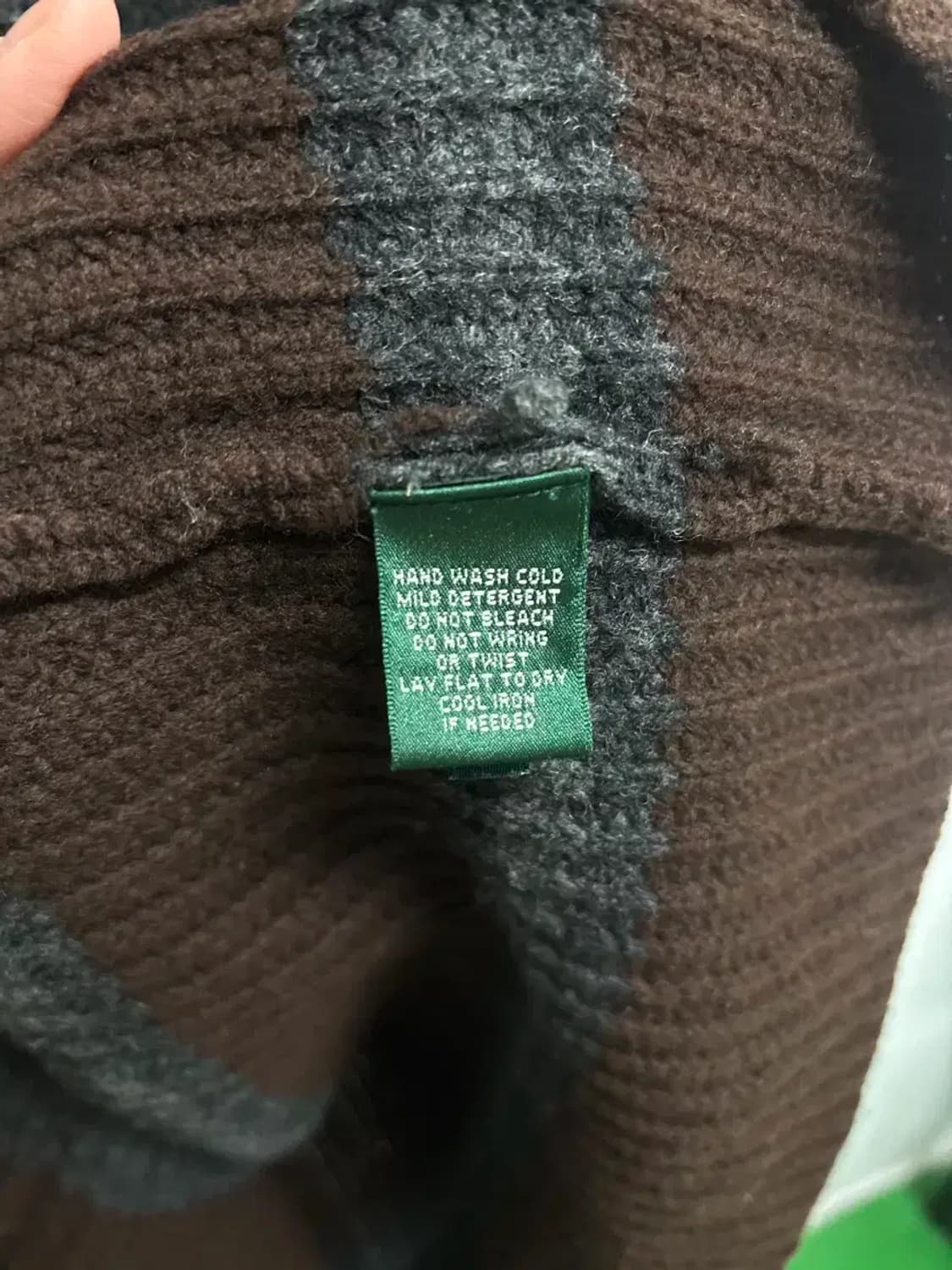 랄프로렌 그레이 숄카라 가디건 S 상품이미지5