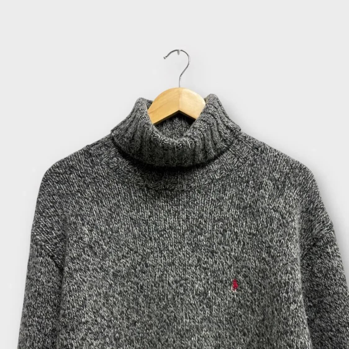 폴로 랄프로렌 램스울 보카시 목폴라 니트L 상품이미지2