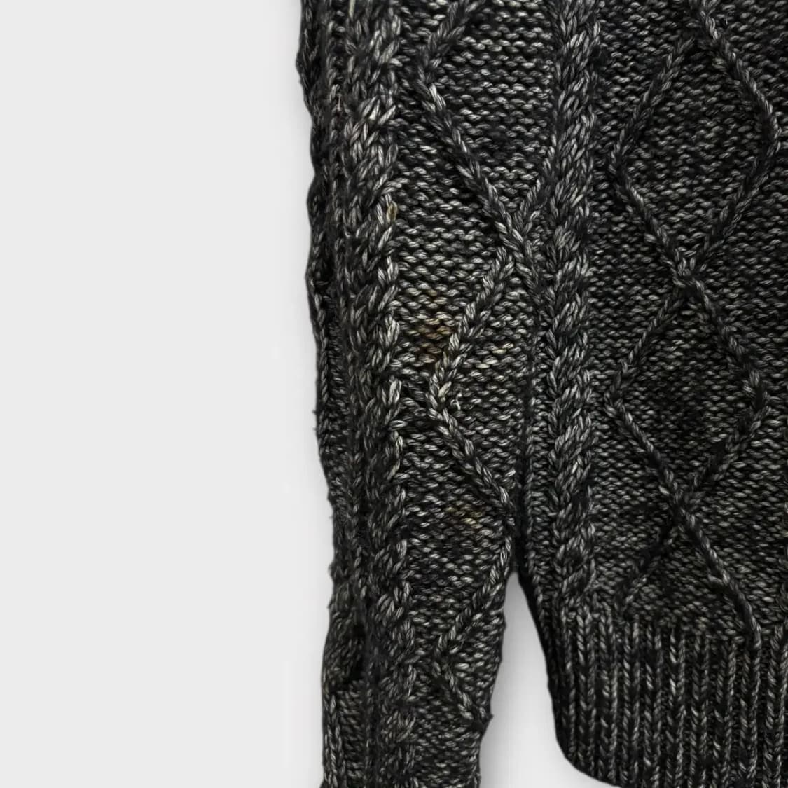 데님앤서플라이 랄프로렌 보카시 숄카라 가디건 M 상품이미지6