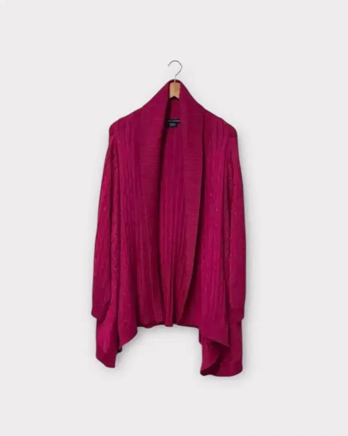 폴로 케이블 니트 롱가디건 Free 상품이미지1