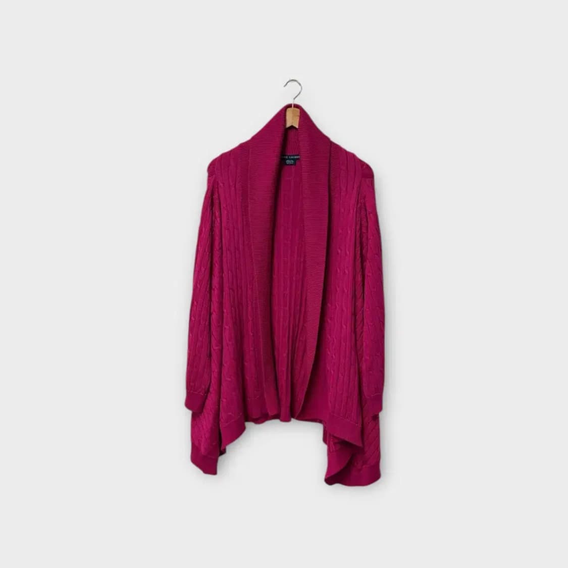 폴로 케이블 니트 롱가디건 Free 상품이미지3