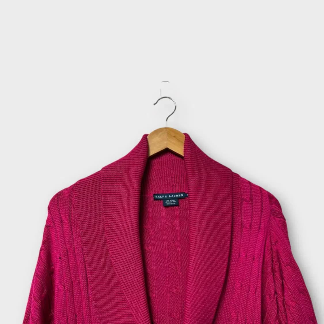 폴로 케이블 니트 롱가디건 Free 상품이미지4