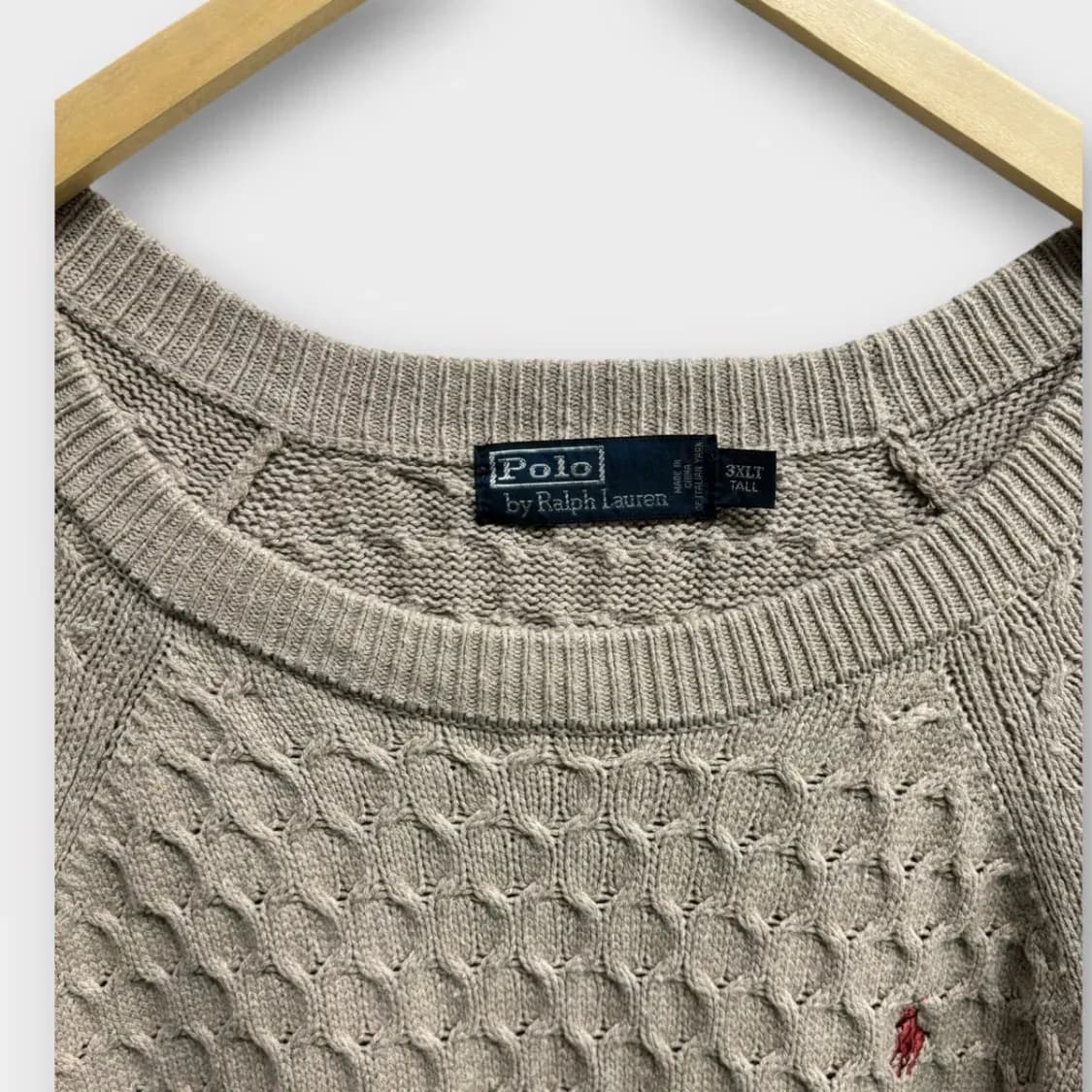 폴로랄프로렌 와플 니트 스웨터 3XL 상품이미지4