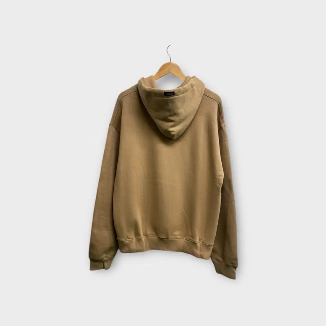 [새상품] 커버낫 어센틱 로고 베이지 후드티 L 상품이미지3