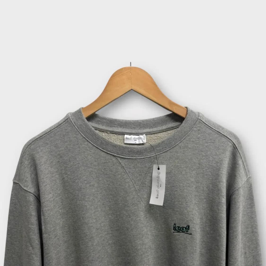 [새상품]리프클로딩 leaf 그레이 맨투맨 M 상품이미지2