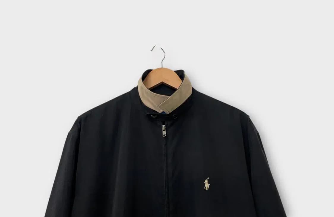 폴로랄프로렌 스웨이드 코튼 클래식 블루종 M 상품이미지4