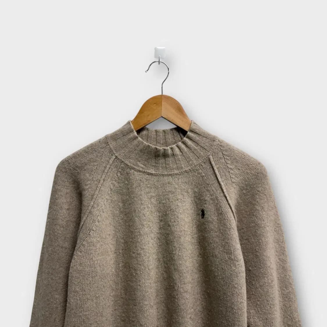 폴로랄프로렌 베이지 목폴라 니트 S 상품이미지2