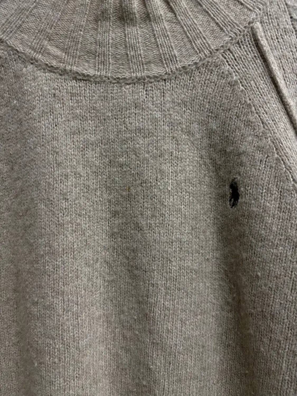 폴로랄프로렌 베이지 목폴라 니트 S 상품이미지5