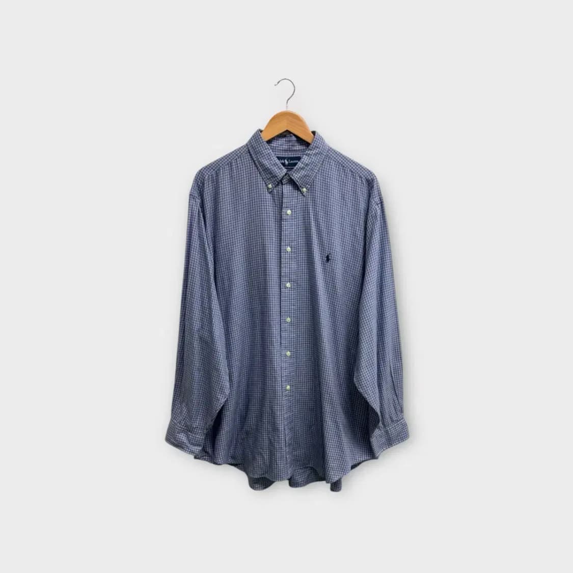 Polo 폴로 랄프로렌 블루체크 셔츠 M 상품이미지1
